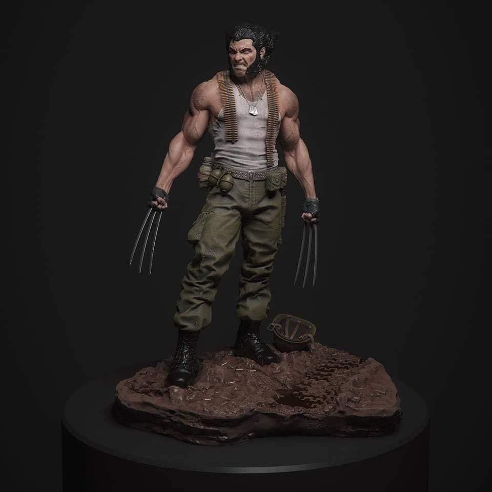 Logan (Wolverine) Soldier — 3D model download