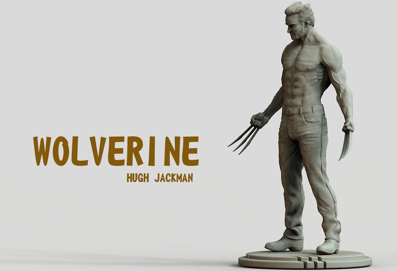 Wolverine Hugh Jackman — 3D model download