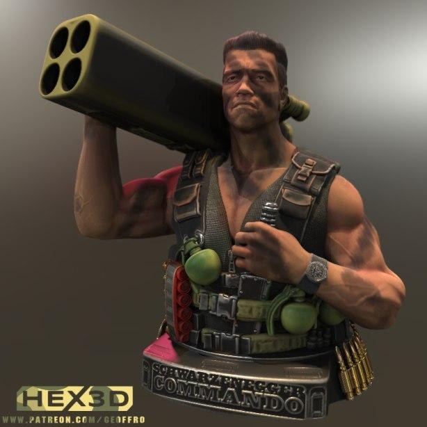 Commando — 3D model download