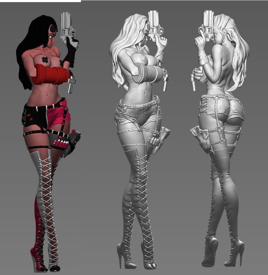 Hellgirl — 3D model download