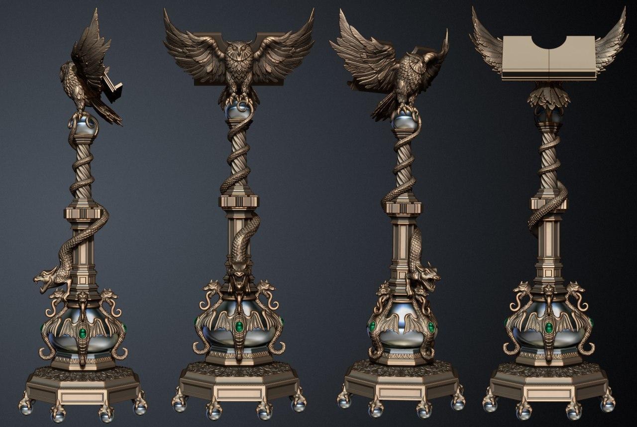 Hogwarts Lectern — 3D model download