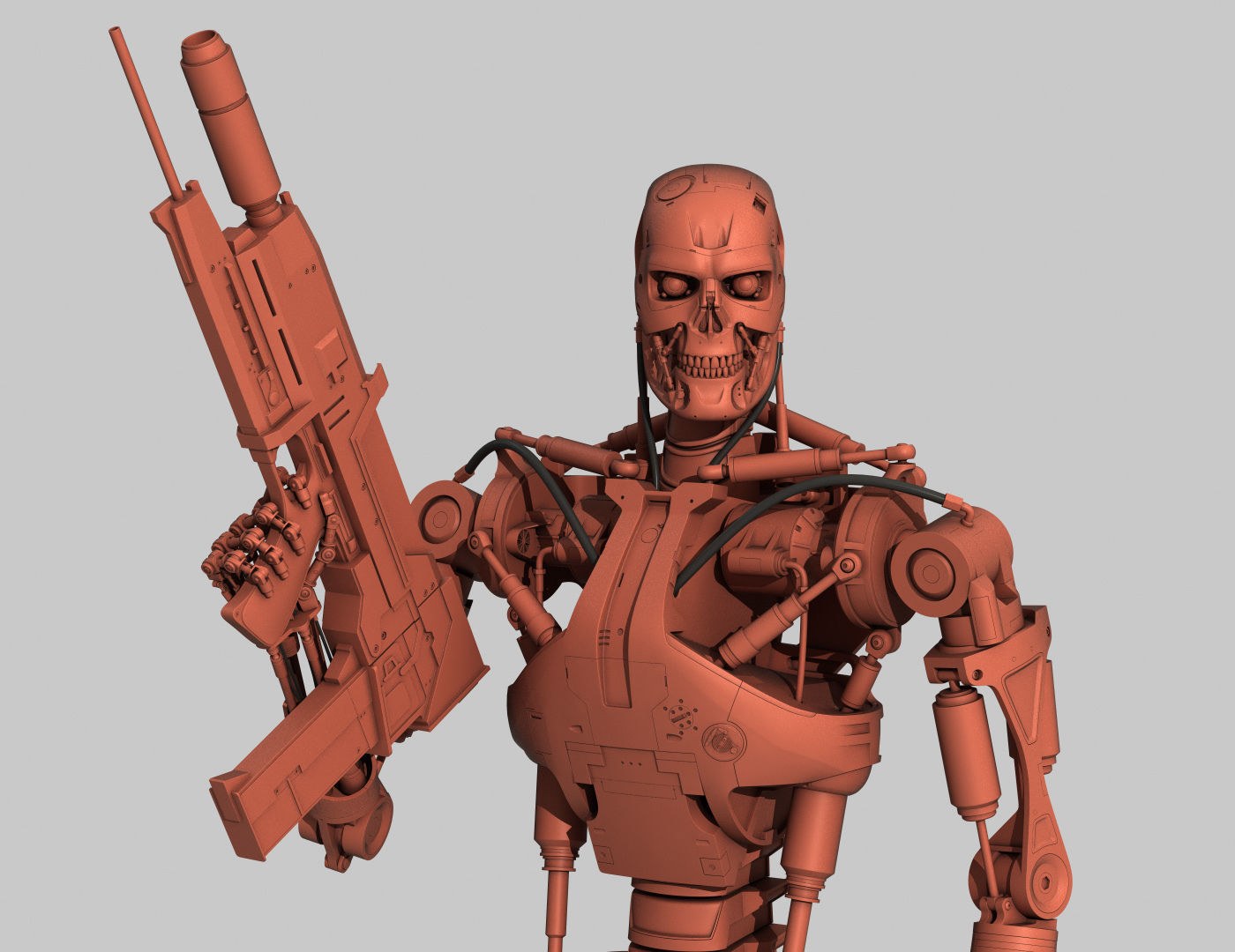 Terminator T-800 Endoskeleton — 3D model download