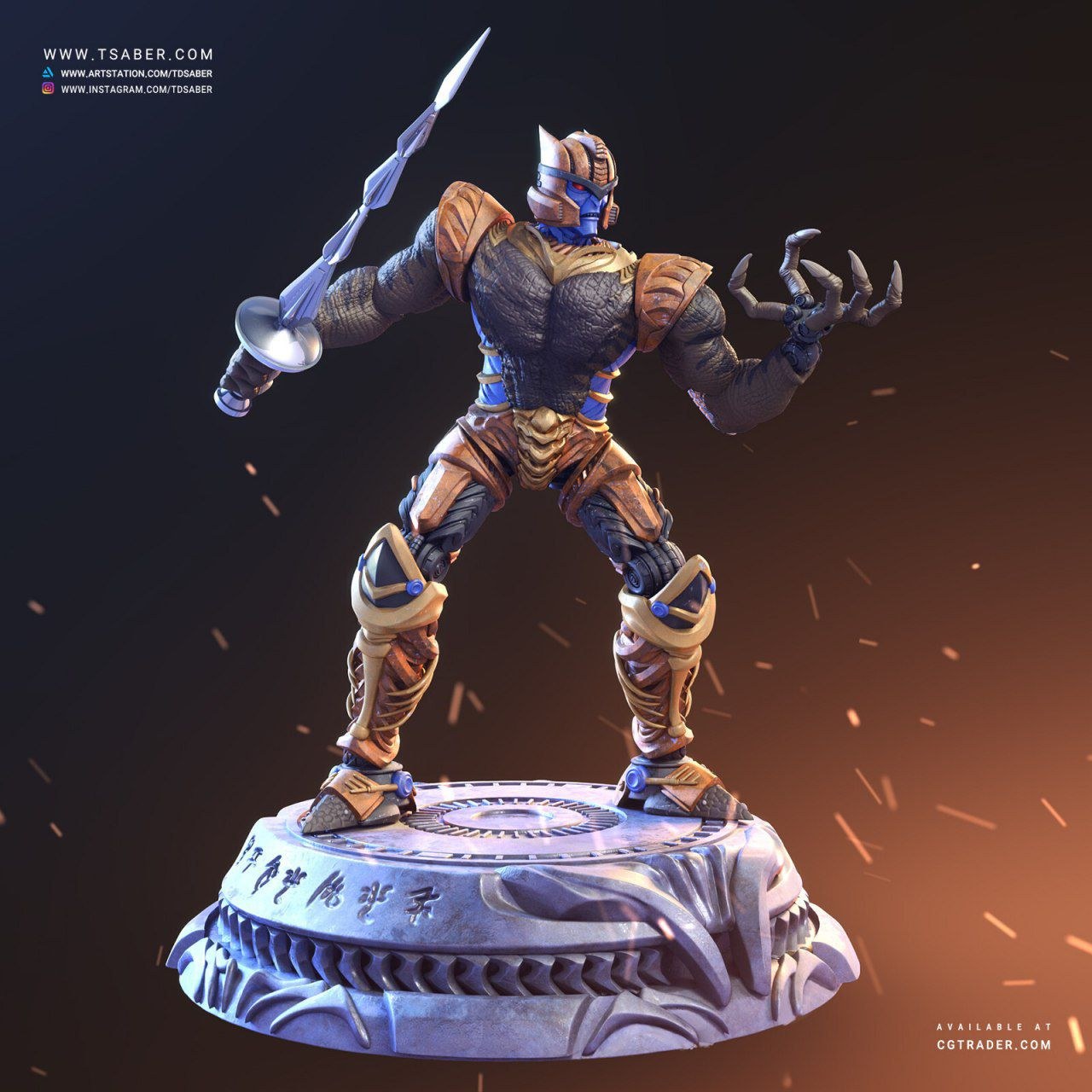 Dinobot - TSABER — 3D model download