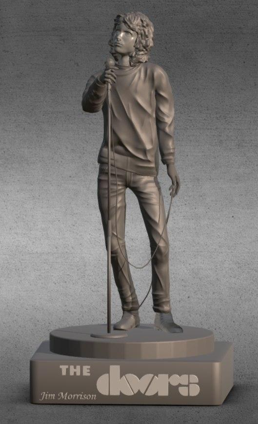Jim Morrison (The Doors) — 3D model download