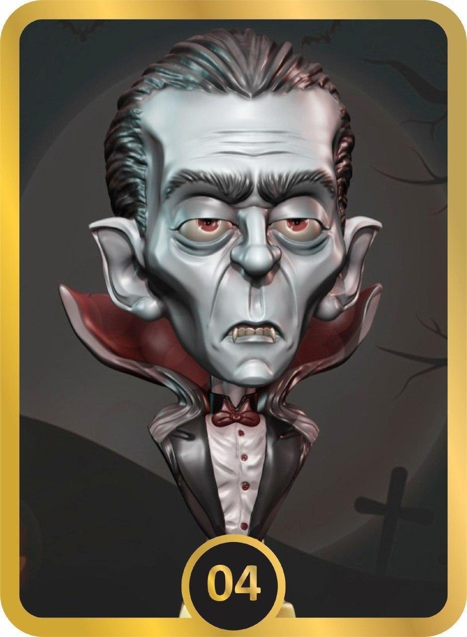 Vampire Bust — 3D model download