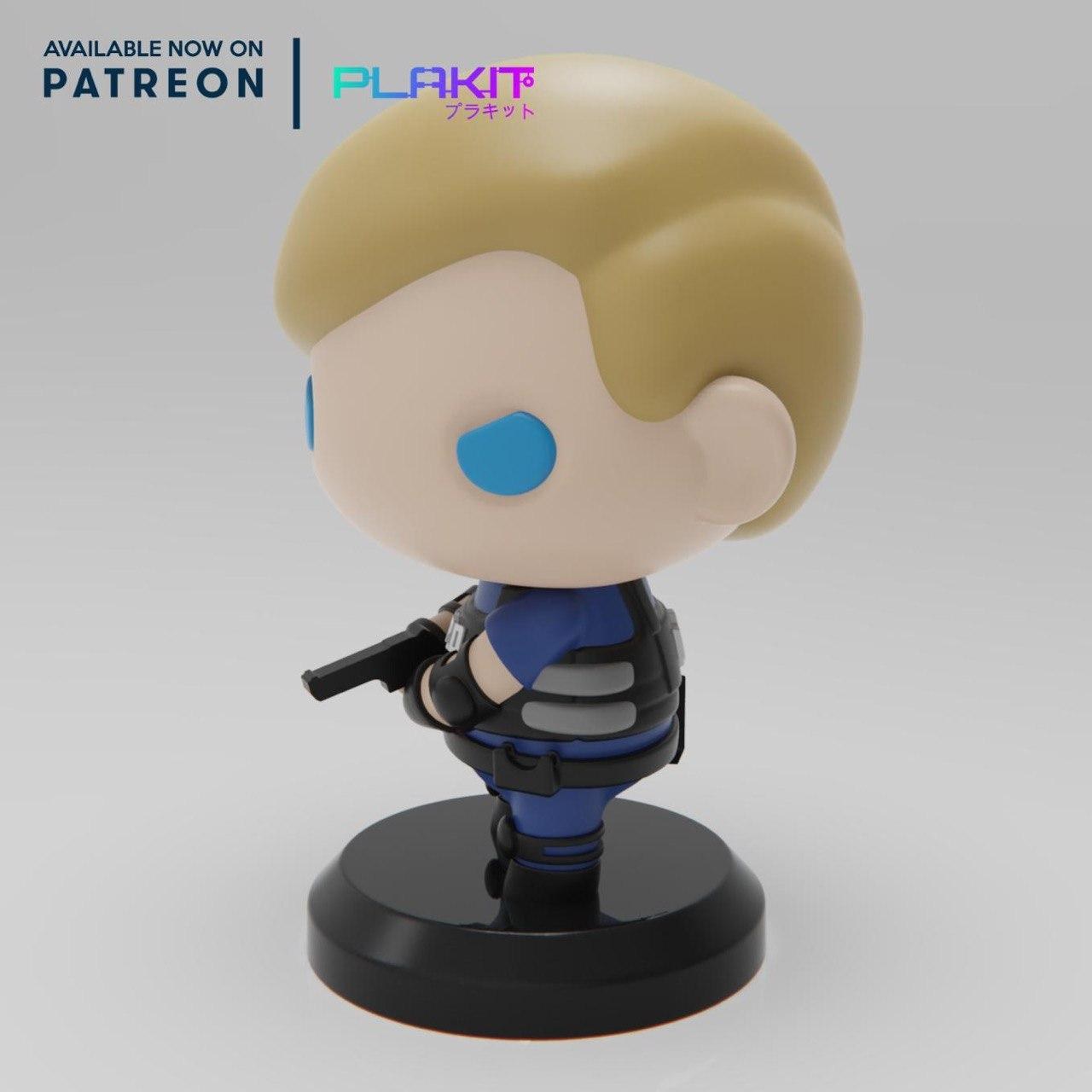 Resident Evil Leon - Plakit — 3D model download