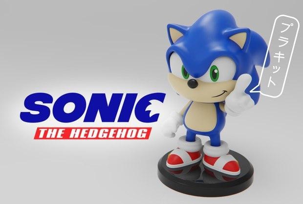 Sonic - Plakit — 3D model download