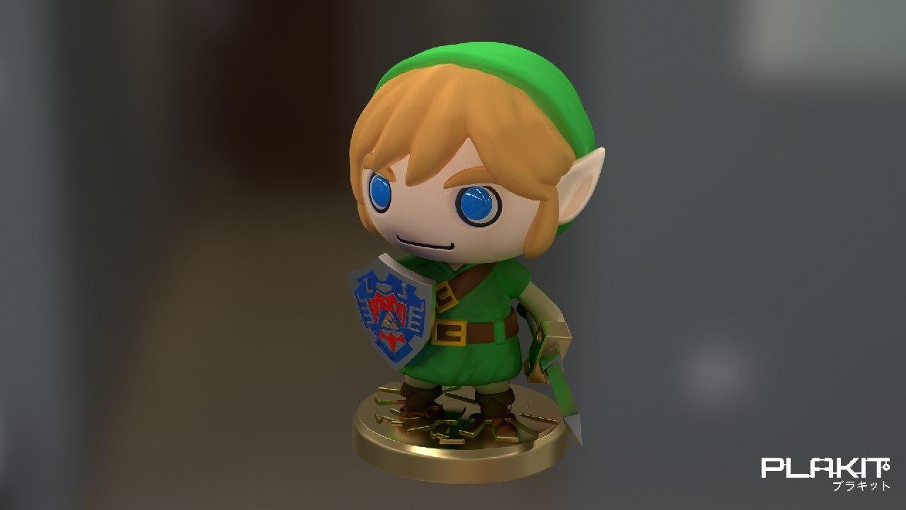 Zelda Link - Plakit — 3D model download