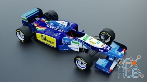 Benetton B195 1995 — 3D model download