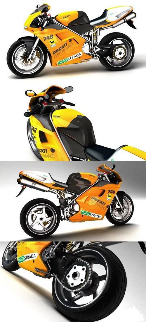 Ducati - 748 — 3D model download