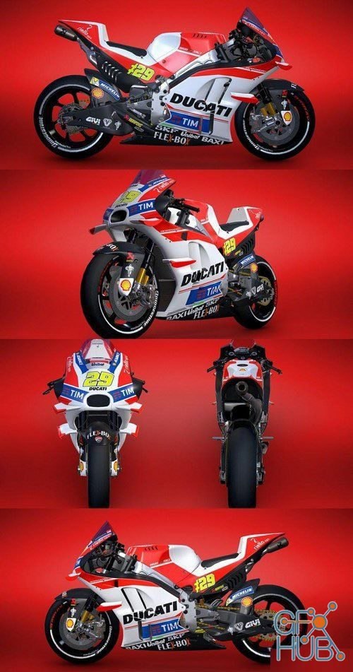DUCATI Moto GP — 3D model download