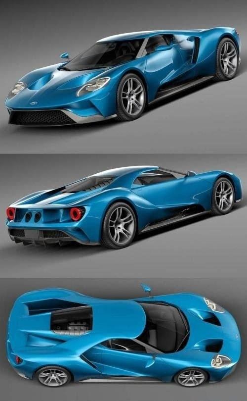 Ford GT 2017 — 3D model download