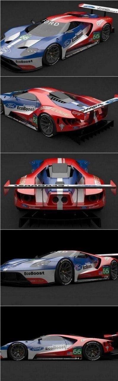 Ford GTLM — 3D model download
