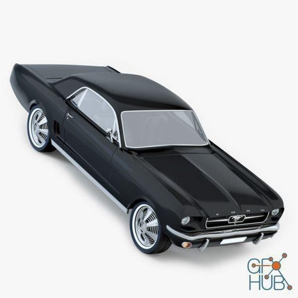 Ford Mustang Old — 3D model download