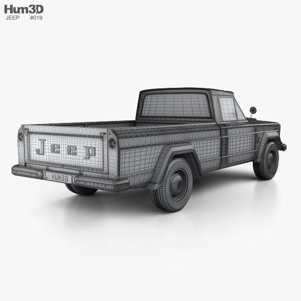 Jeep Gladiator 1962 — 3D model download