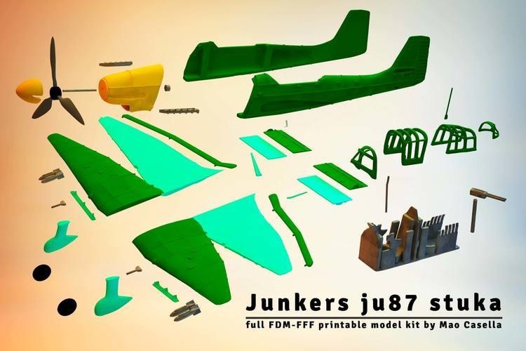 Junkers JU87 Stuka — 3D model download