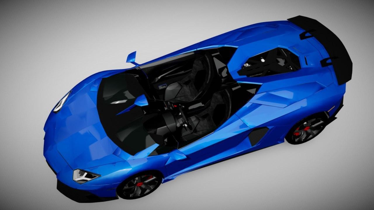 Lamborghini Aventador J - William La Saga — 3D model download