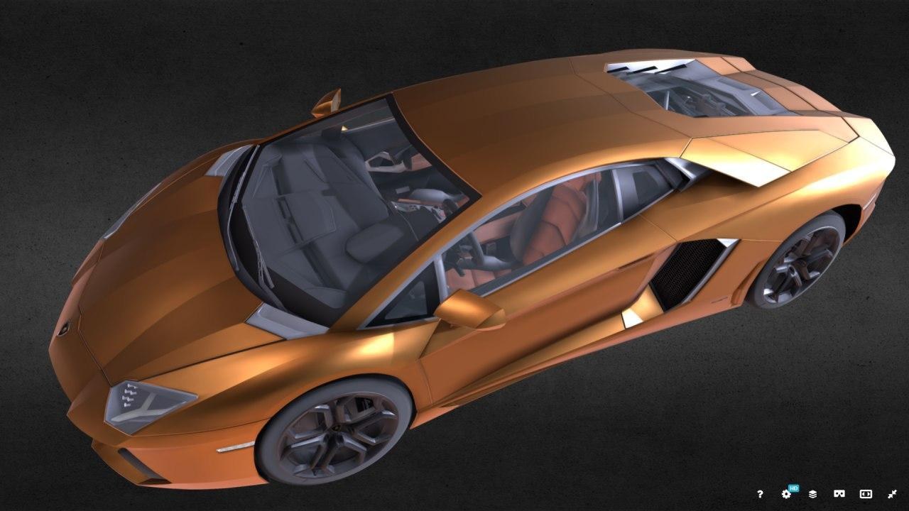 Lamborghini Aventador Lp700 - William La Saga — 3D model download