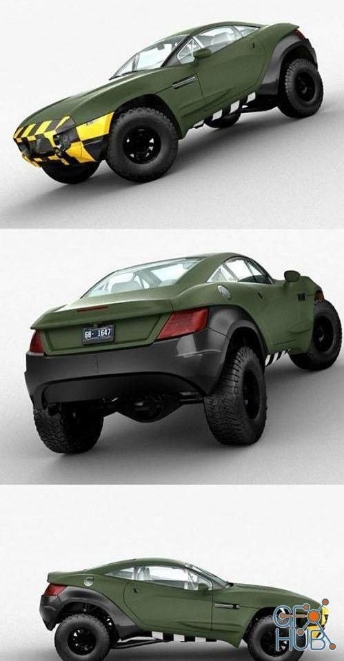 Local Motors Rally Fighter 3D Model — 3D model download