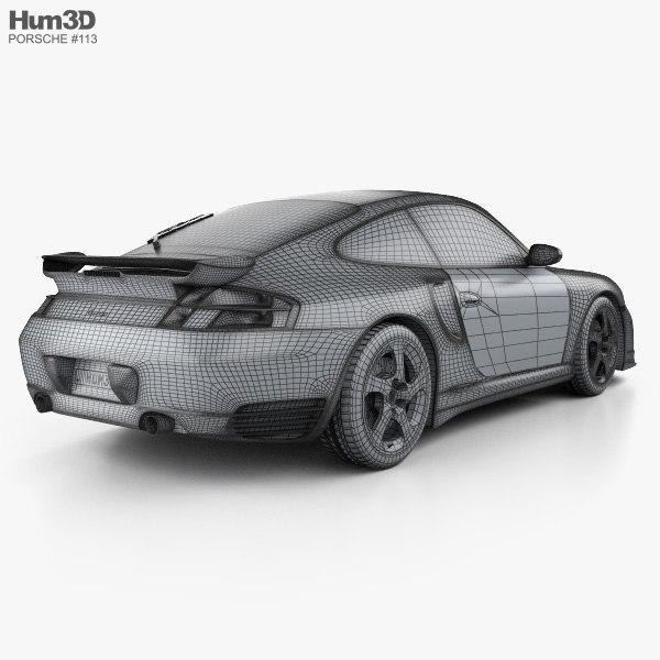 Porsche 911 Turbo Coupe (996) 2000 — 3D model download