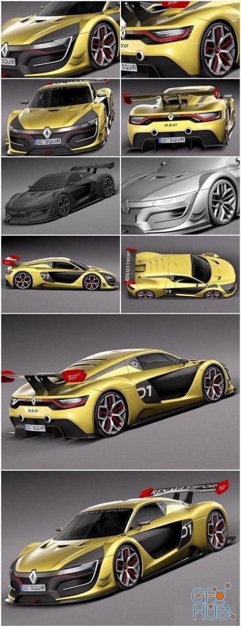 Renault Sport RS01 2015 - 3D Model — 3D model download