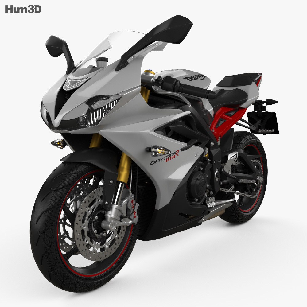 Triumph Daytona 675R ABS 2015 — 3D model download
