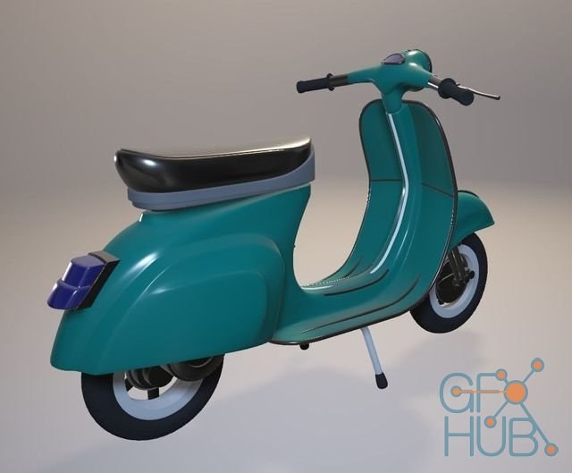 Vespa Retro — 3D model download