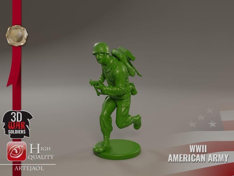 American Soldier Pack - WW2 — 3D model download
