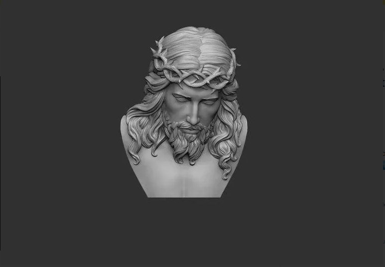 Jesus Bust — 3D model download