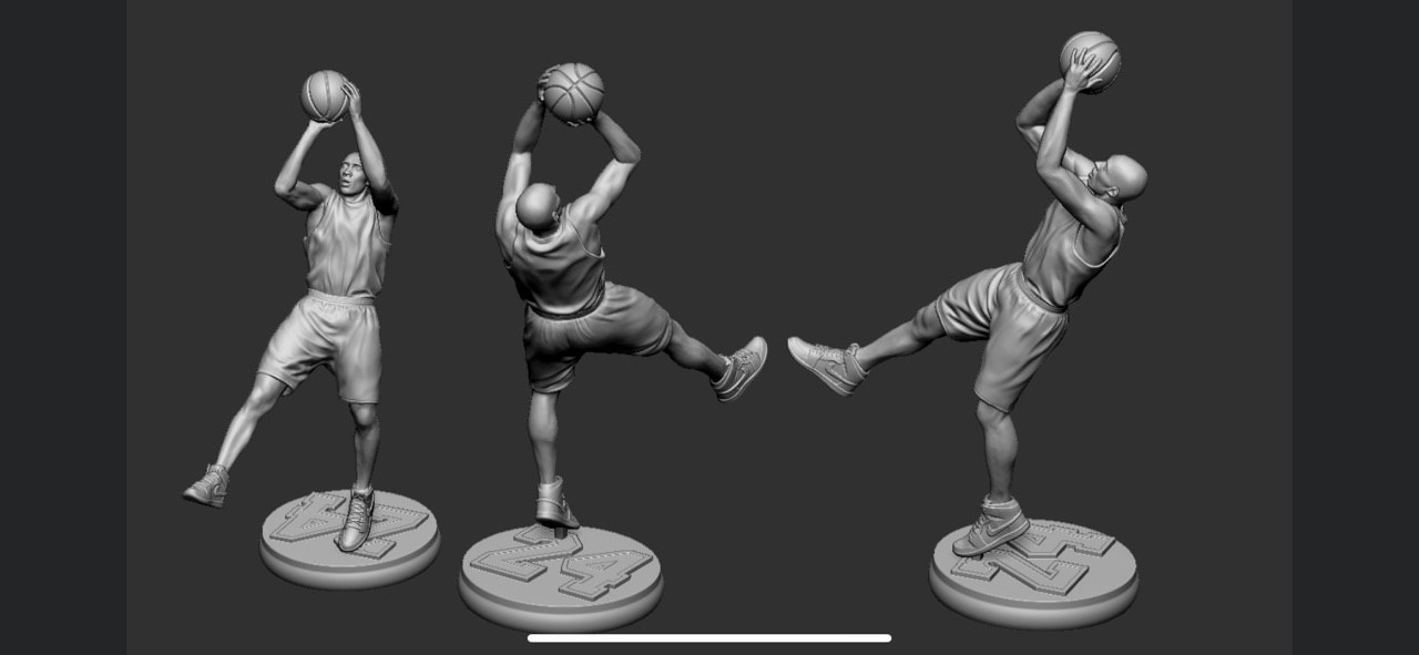 Kobe Bryant — 3D model download