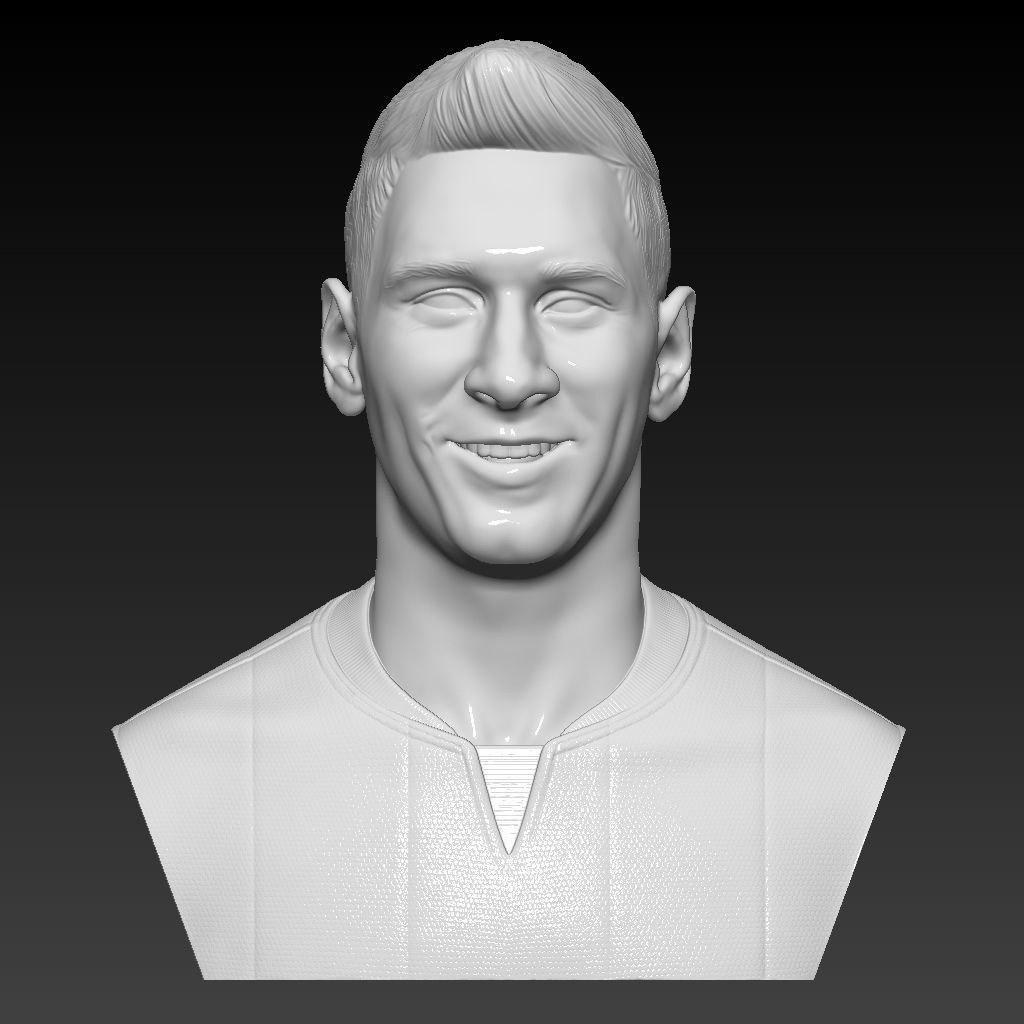 Lionel Messi Bust — 3D model download