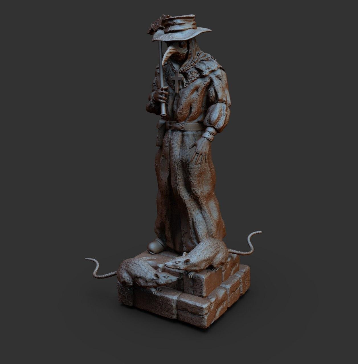 Plague Doctor — 3D model download