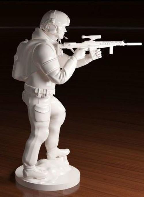 Sniper Soldier — 3D model download
