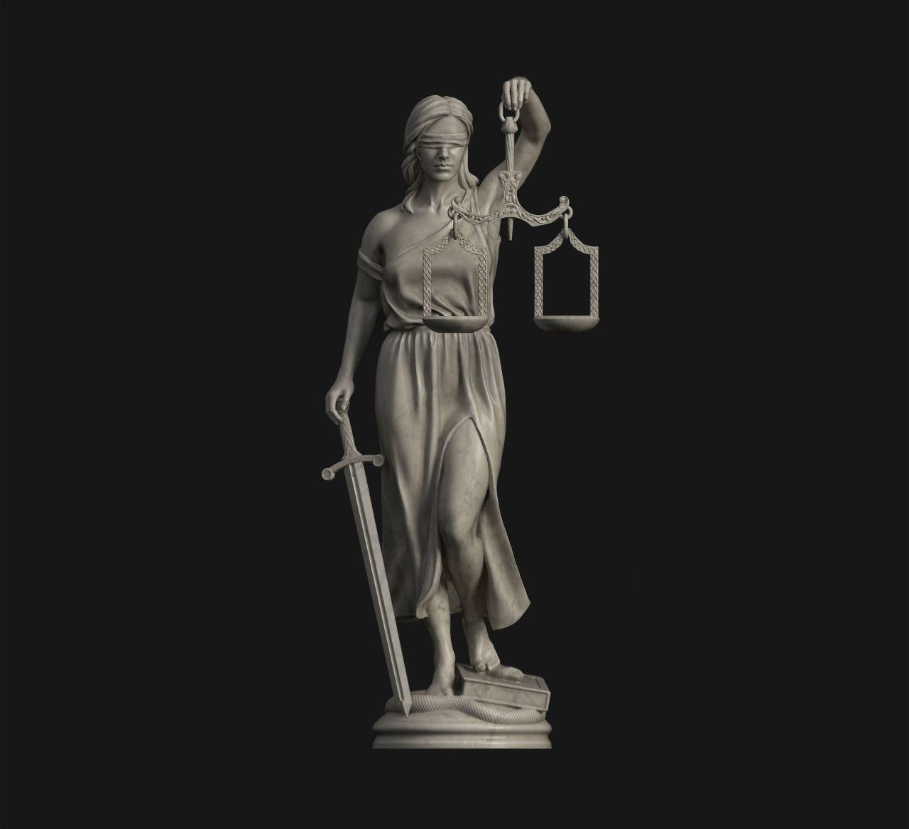 Themis - Lady Justice — 3D model download