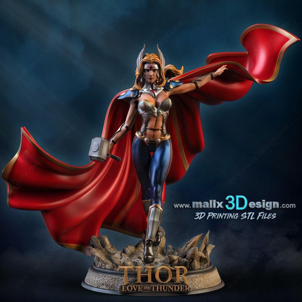 Lady Thor — 3D model download