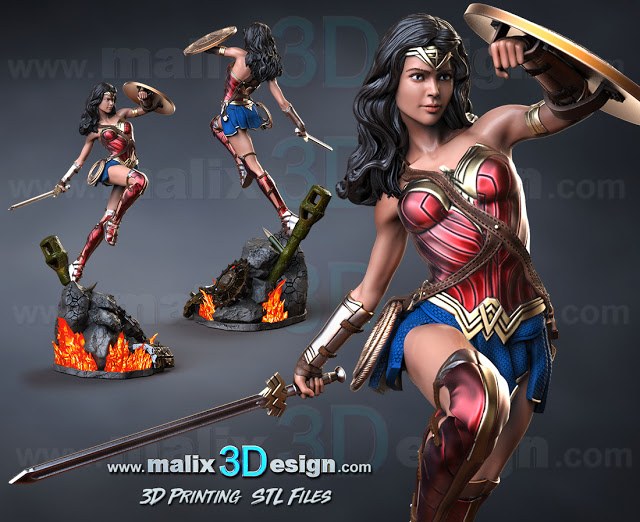 Wonder Woman — 3D model download