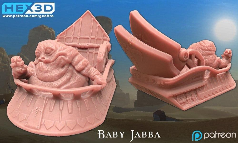Baby Jabba - Hex3d — 3D model download