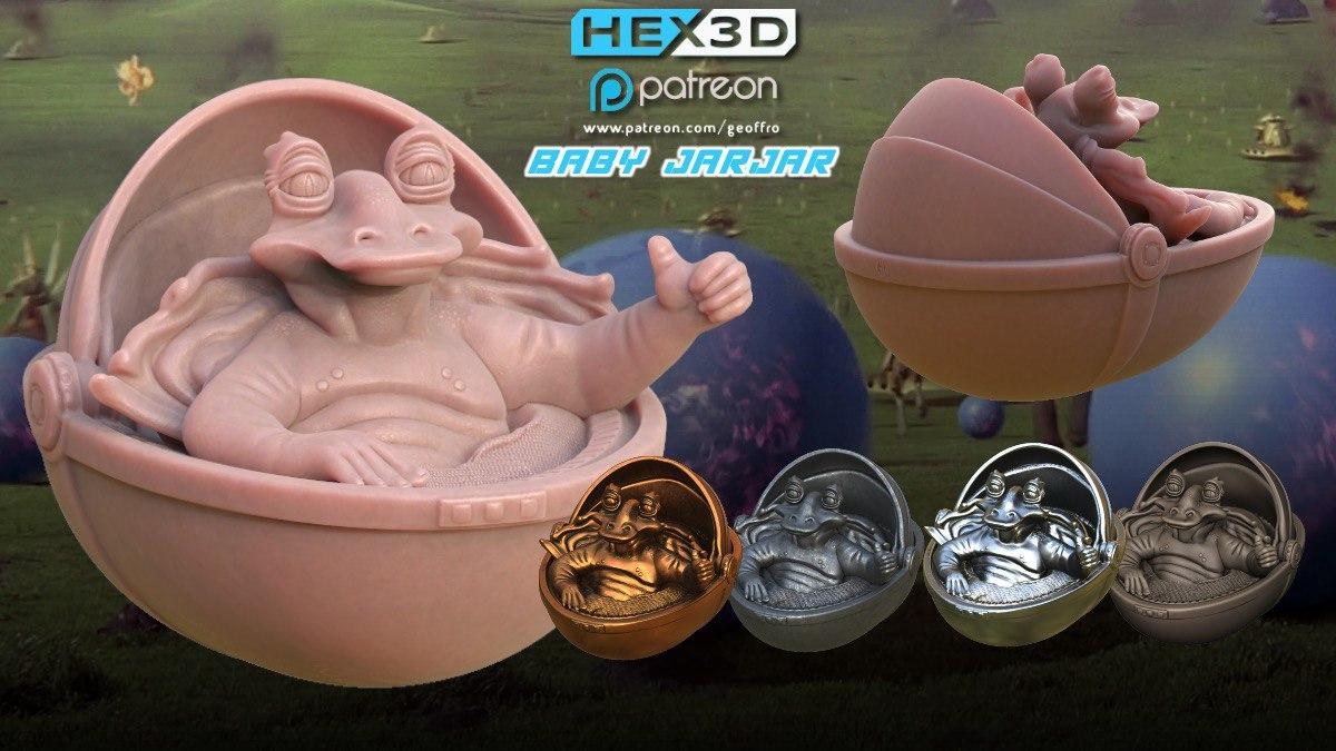 Baby Jarjar - Hex3d — 3D model download
