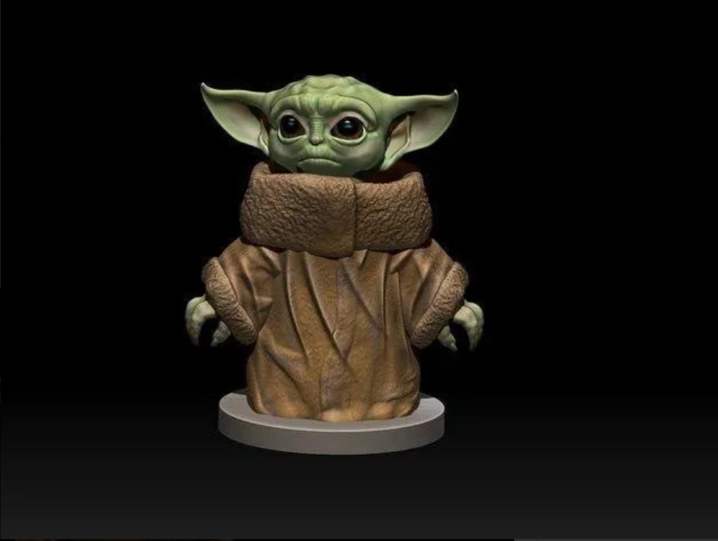 Baby Yoda v1 — 3D model download
