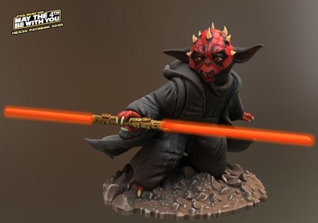 Darth Yoddle - Hex3D — 3D model download