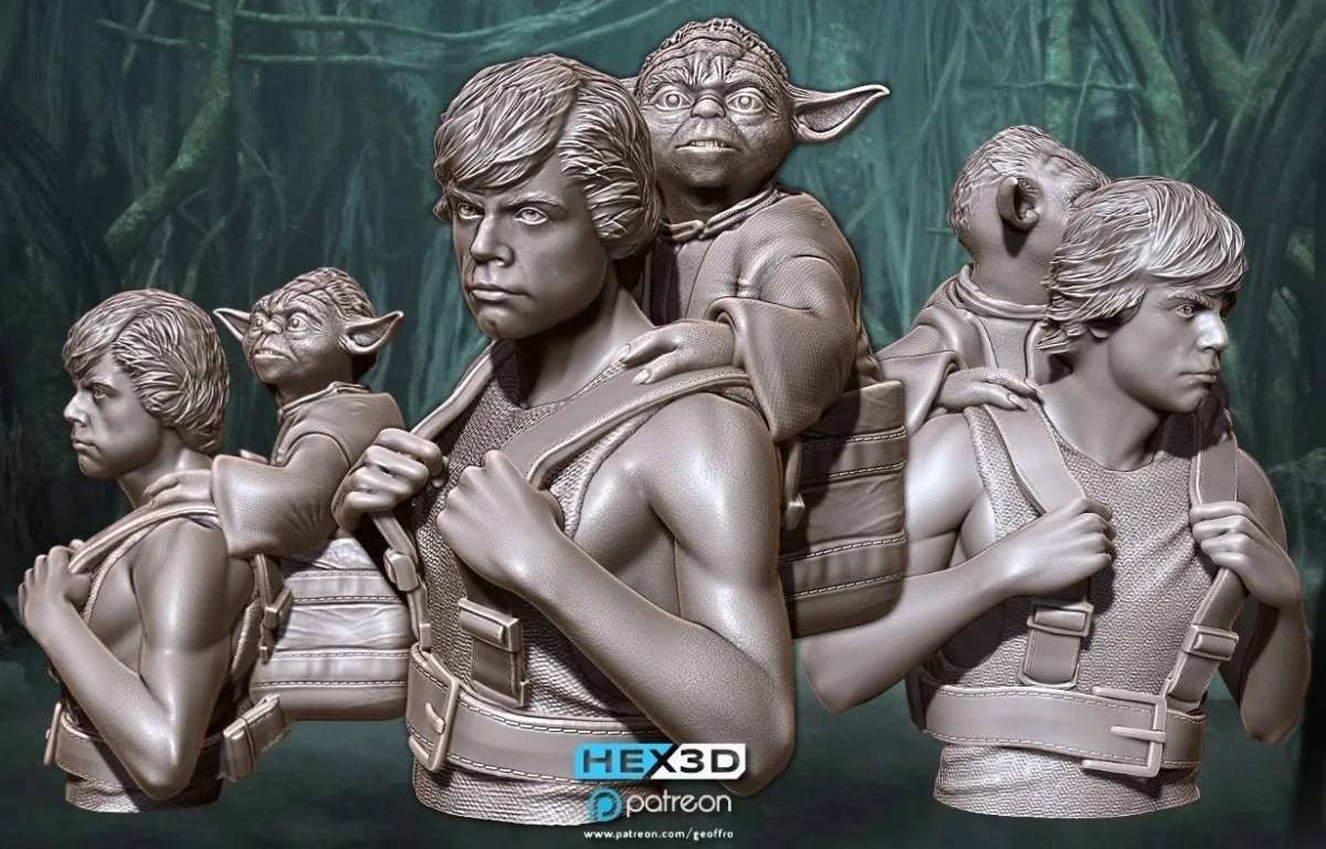 Luke Yoda - Hex3D — 3D model download