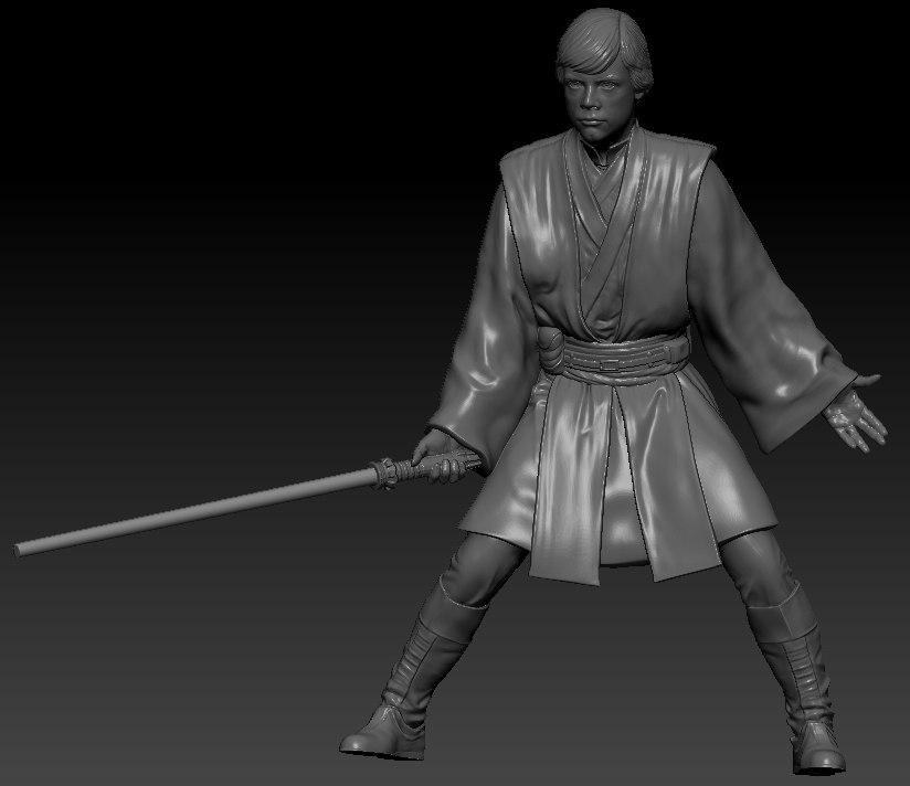 Luke Skywalker — 3D model download