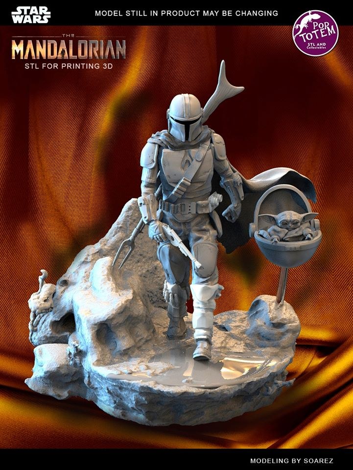 Mandalorian - Totem HQ — 3D model download
