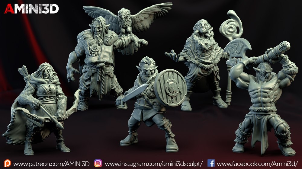 AMINI 3D Firlborgs set — 3D model download