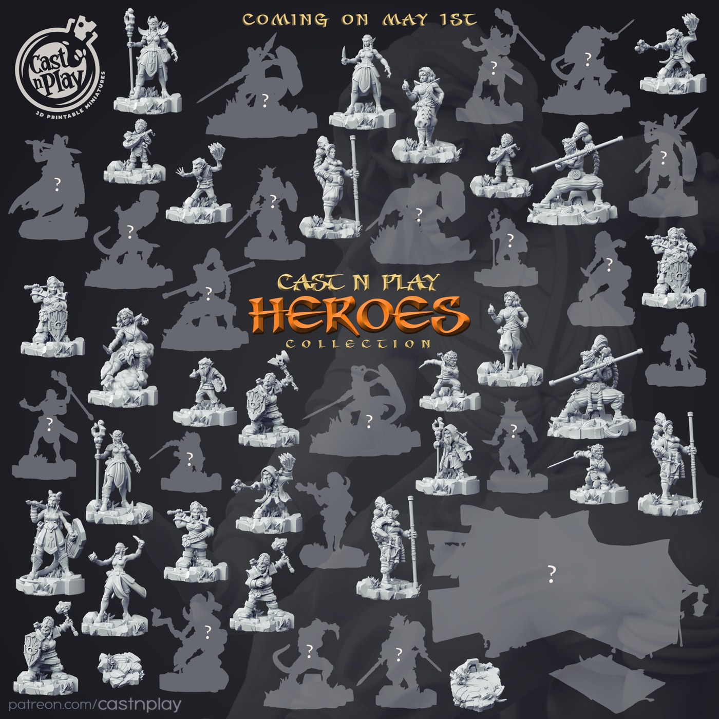 Cast and Play - Heroes Collection — 3D model download