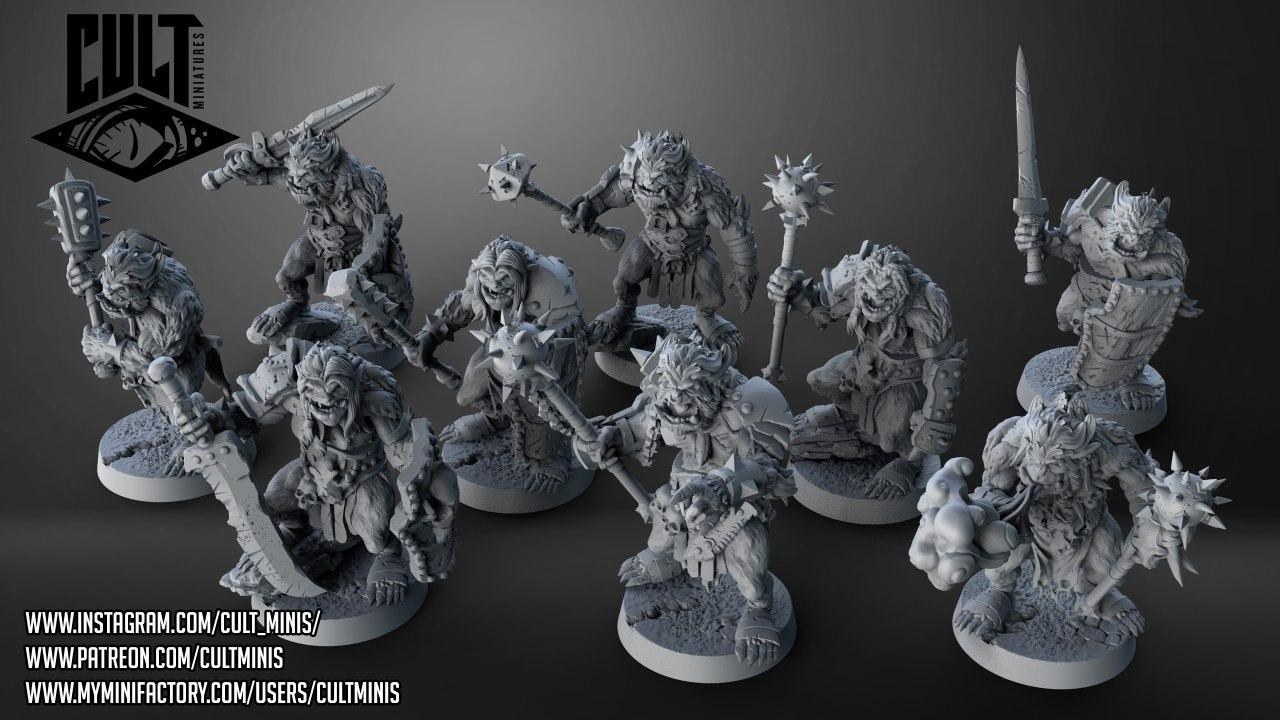 Cult Miniatures - Bugbears - March 2020 — 3D model download