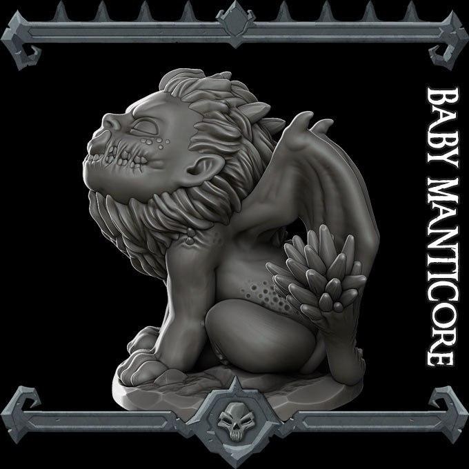 Baby Manticore — 3D model download