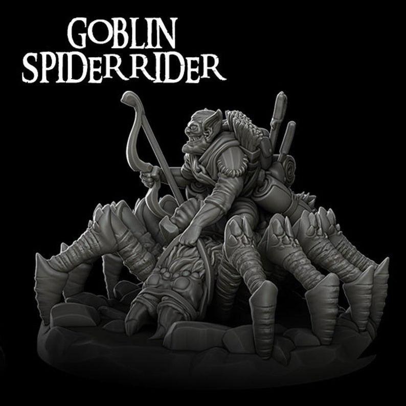 Goblin Spider Rider — 3D model download