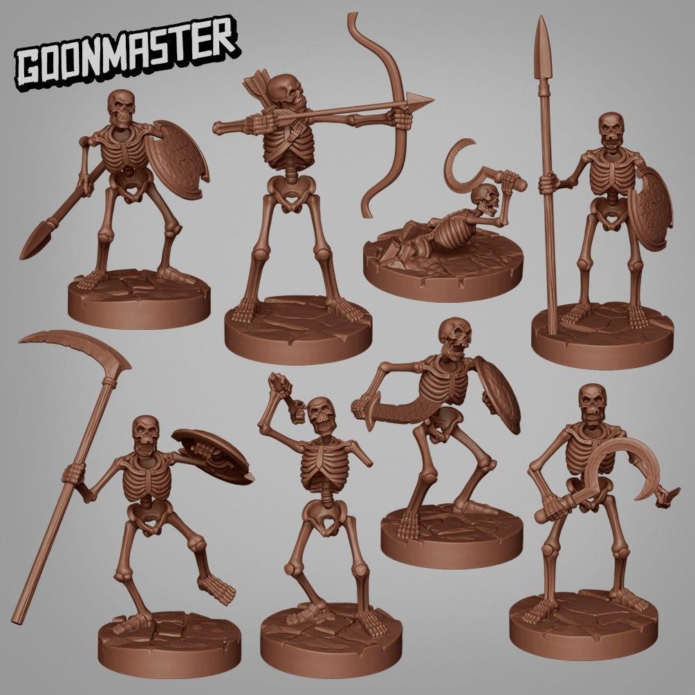 Goon Master Game - Skeleton Pack — 3D model download