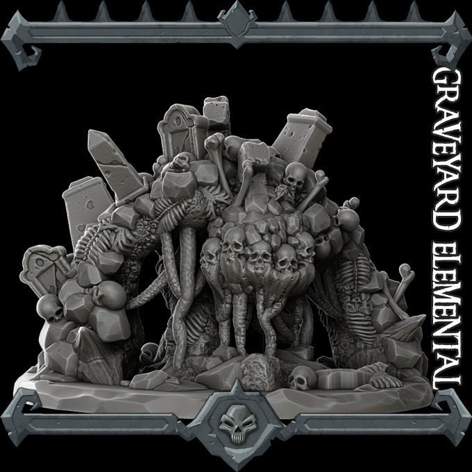 Graveyard Elemental — 3D model download